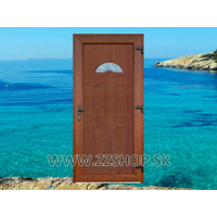 Vchodové dvere Eivissa zlatý dub pravé 88x200 cm