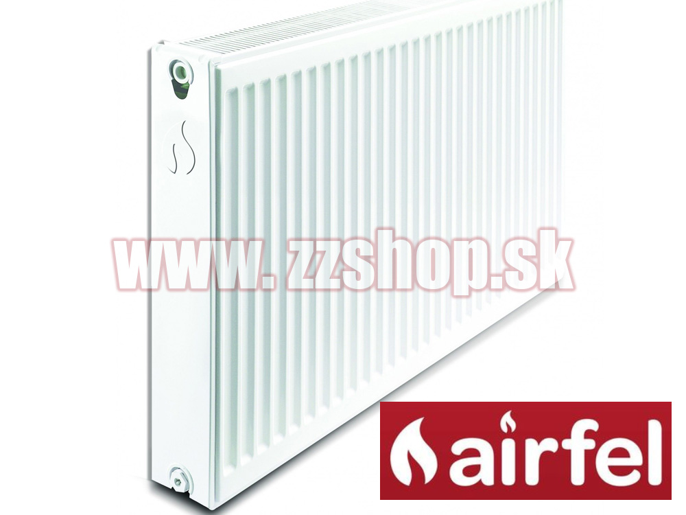 AIRFEL panelové radiátory. Vynikajúca kvalita od japonskej spoločnosti DAIKIN. Oceľové panelové radiátory do domu, do bytu. Super ceny. Radiátor Airfel, e-shop, online obchod. AIRFEL Klasik 2K radiator. 600 x 600 mm.