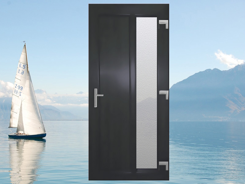 Dlhoročná životnosť a spoľahlivosť - plastové dvere Vertical Glass AN