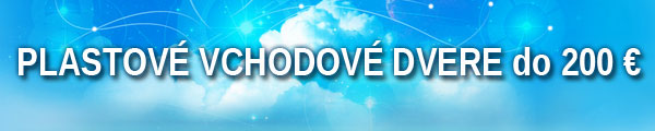 Lacné pvc plastové vchodove dvere - eshop