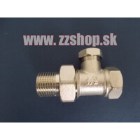 Priamy škrtiaci ventil 1/2''