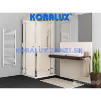 Rúrkový kúpeľňový radiátor KORALUX CLASSIC KLC 700.450 biely
