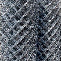 Pozinkovane stvorcové pletivo na plot200 cm 65x65 mm 25 m balenie