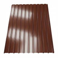 Trapézový plech T08 RAL 8017 lesk 0,35 mm | 2 m | II. trieda