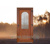 Plastové domové vchodové dvere zlatý dub. Kvalita, spoľahlivosť, bezproblémová, dlhoročná prevádzka. Kvalitné vchodové dvere pre nový rodinný dom, výmena starých dverí. Lacne dorucenie.